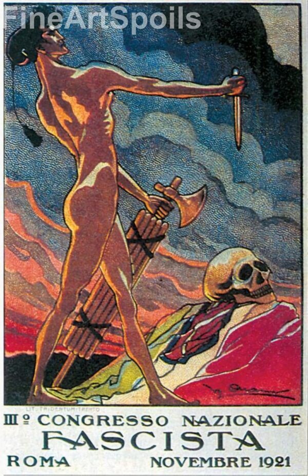 Third National Fascist Congress Poster