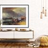 Fishermen Hauling a Boat Ashore - Image 2
