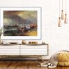 Fishermen Hauling a Boat Ashore - Image 3