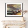 Fishermen Hauling a Boat Ashore - Image 8