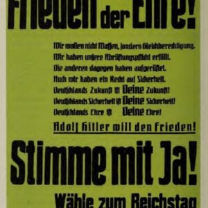 Adolf Hitler election poster