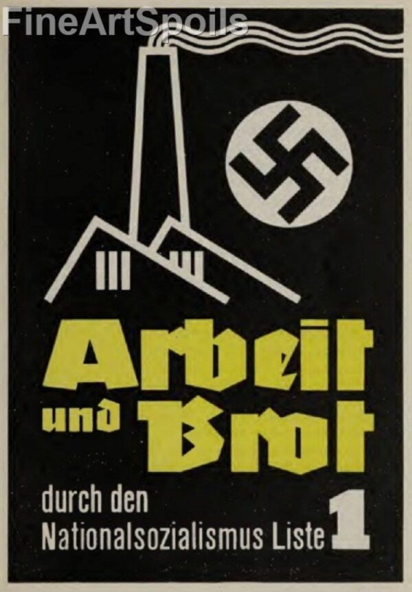 Arbeit und Brot Elections Poster
