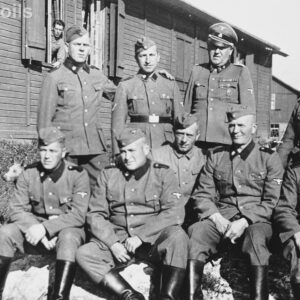 SS Men with SS Commander Pister