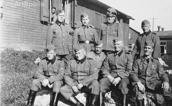 SS Men with SS Commander Pister