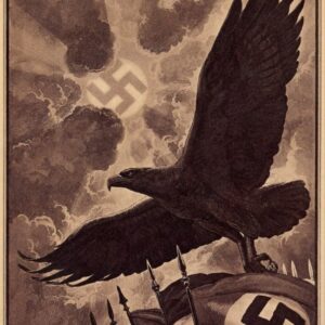 NS Flags with Eagle Poster