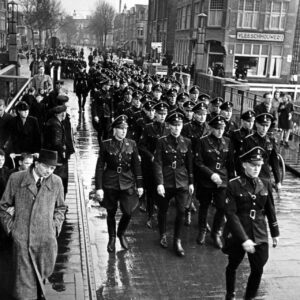 A Marching Unit of the Dutch SS