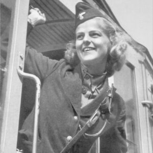 A Pretty Female Conductor