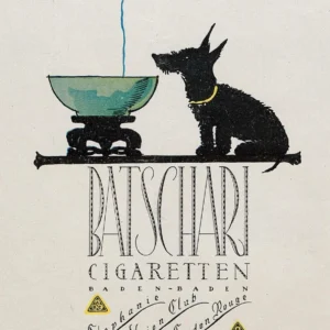 Batschari Cigaretten by Robert L. Leonard (1924) captured as a high-quality fine art print reproduction.