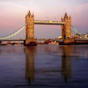 Tower Bridge at Twilight by Artist, captured as a high-quality fine art print reproduction.