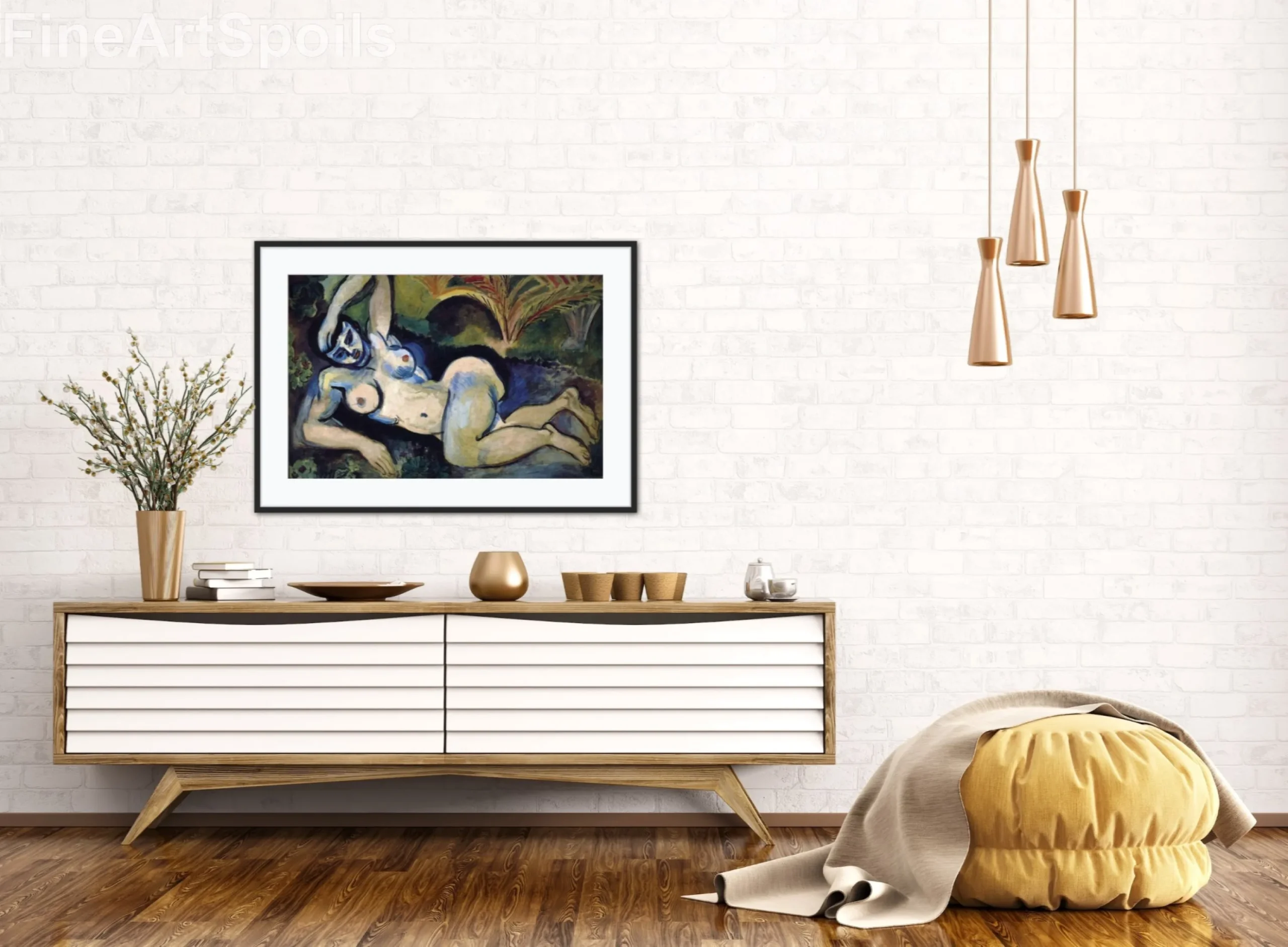 Henri Matisse, The Blue Nude (1907) captured as a high-quality fine art print reproduction.