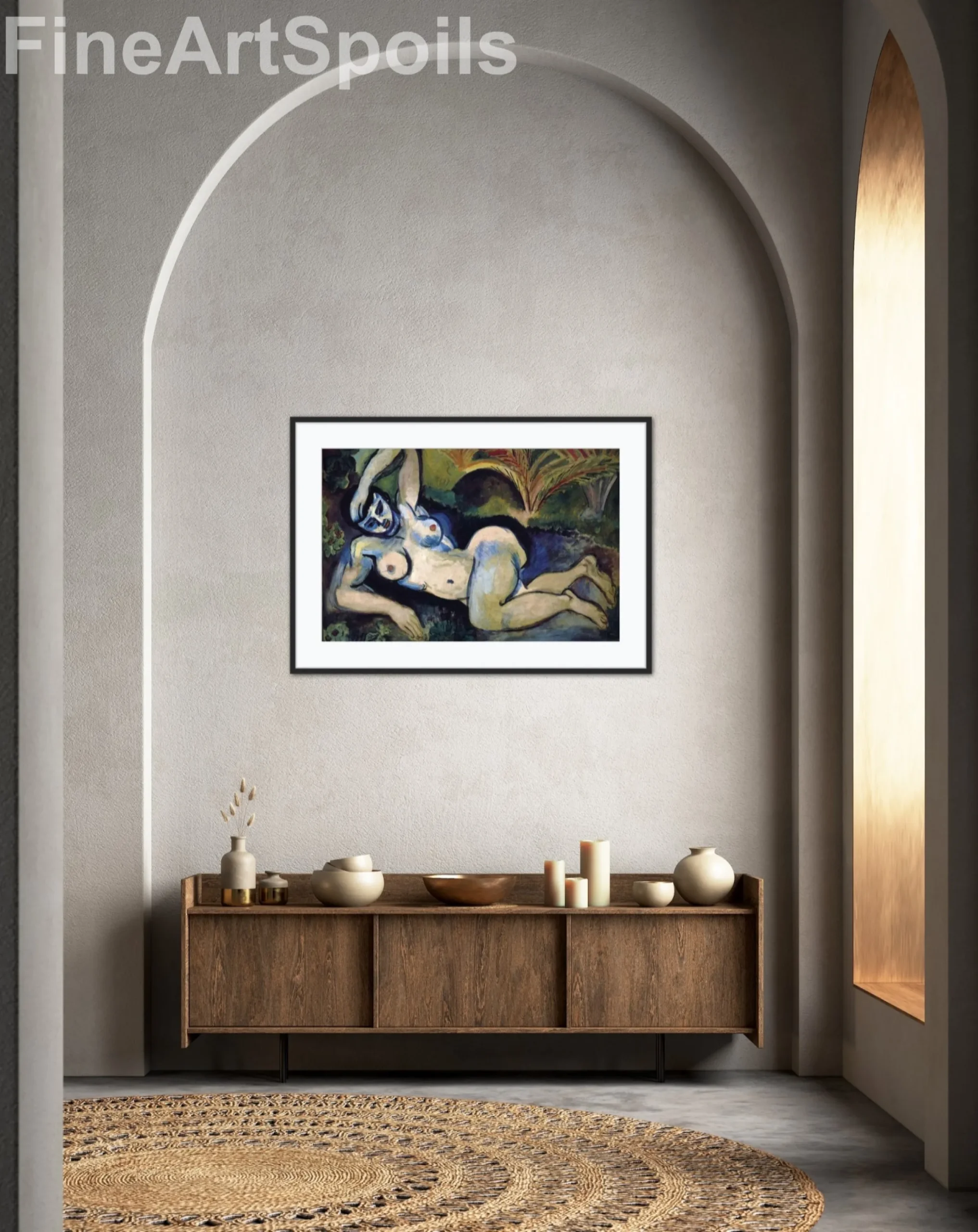 Henri Matisse, The Blue Nude (1907) captured as a high-quality fine art print reproduction.