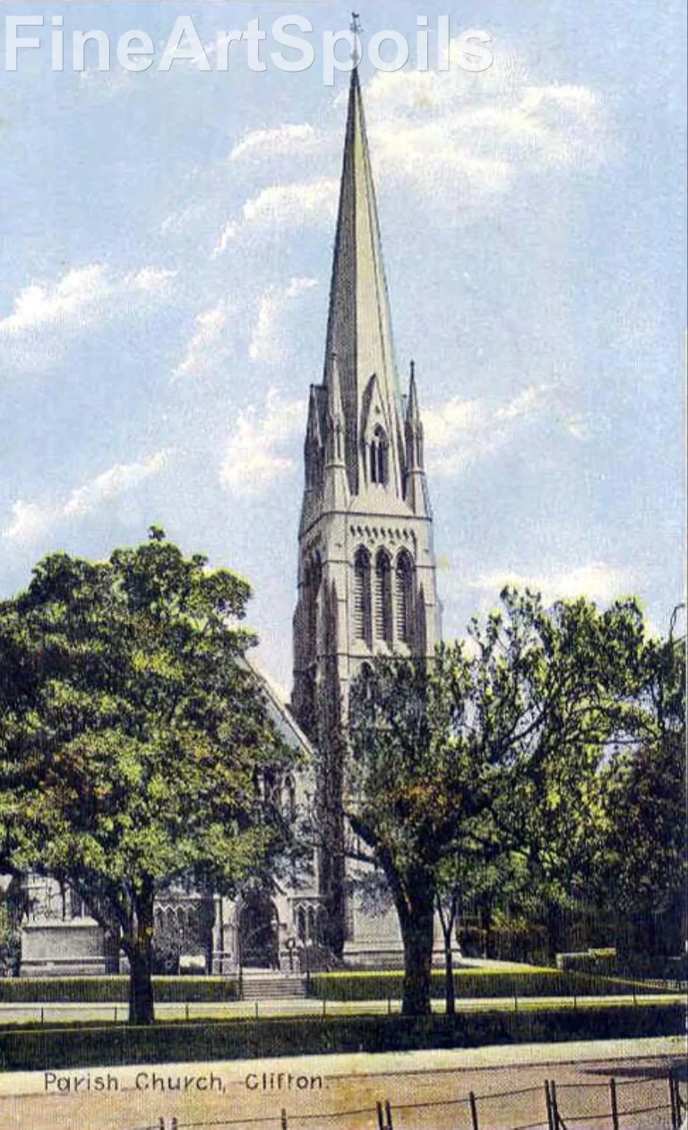 The Lost Spire of Clifton: A Journey Through Vintage Bristol via Early 20th Century Postcards